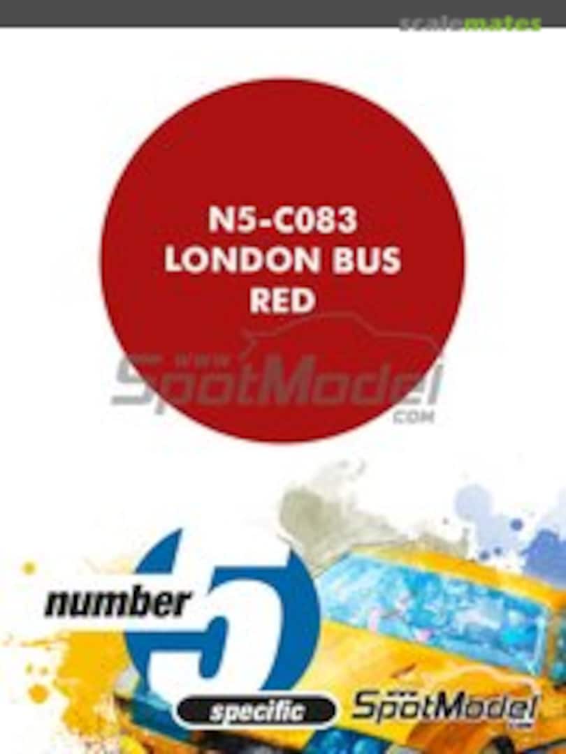 Boxart London Bus Red  Number Five