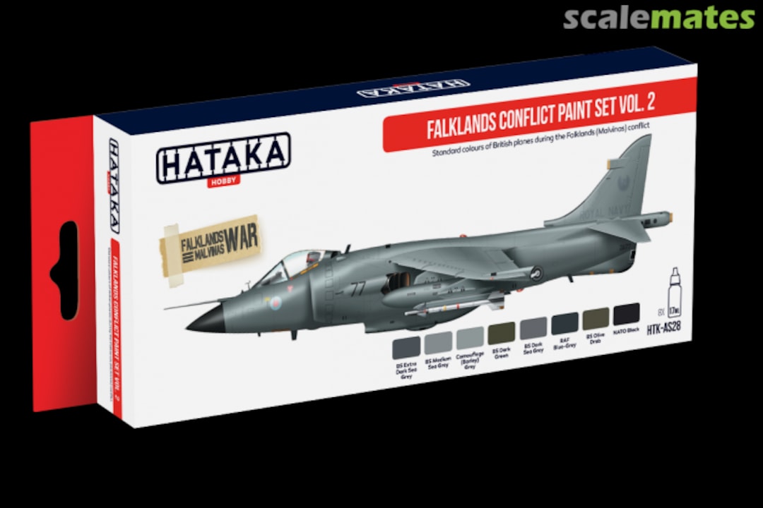 Boxart Falklands Conflict paint set vol. 2 HTK-AS28 Hataka Hobby Red Line