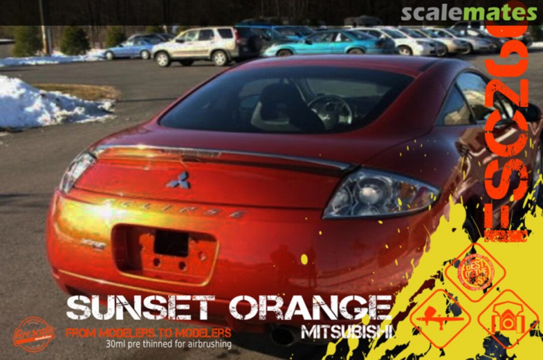 Boxart Sunset Orange Mitsubishi  Fire Scale Colors