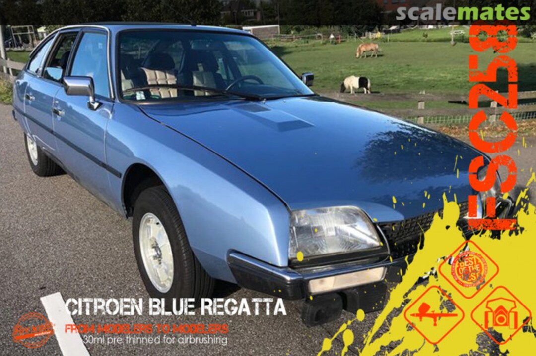 Boxart Citroen Blue Regatta  Fire Scale Colors