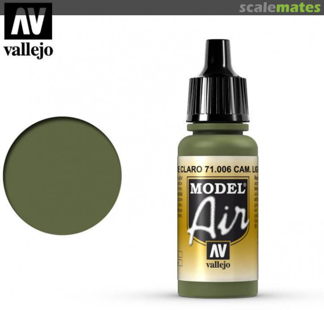 Boxart Light Green Chromate - Camouflage Light Green 71.006 Vallejo Model Air