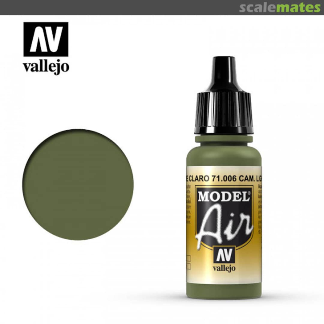 Boxart Light Green Chromate - Camouflage Light Green 71.006 Vallejo Model Air