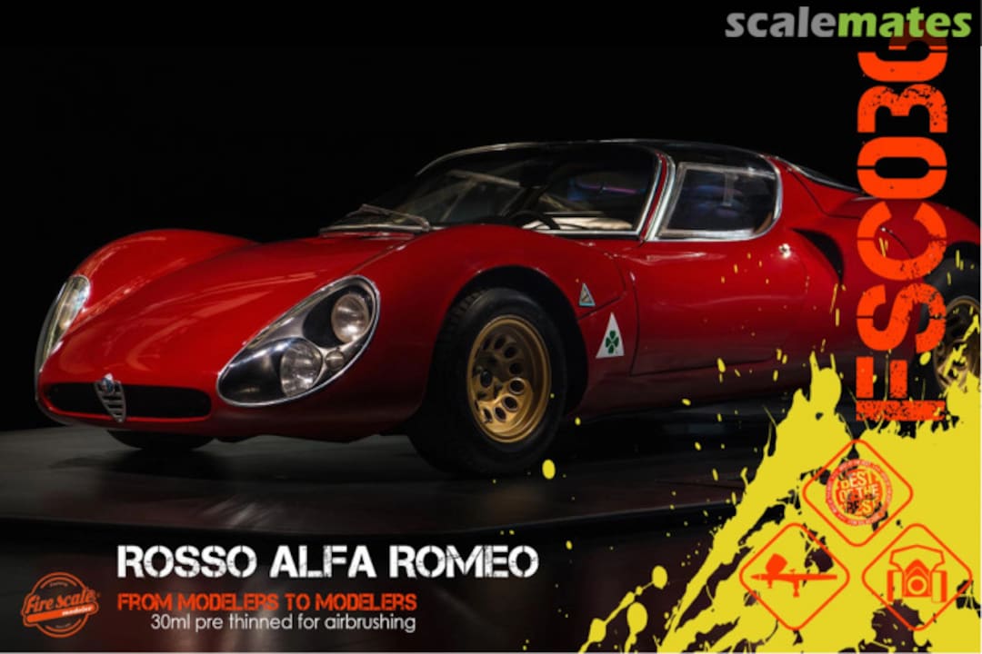 Boxart Alfa Romeo 33  Fire Scale Colors