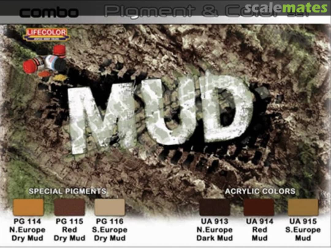 Boxart Mud Pigments & Color Set SPG05 Lifecolor