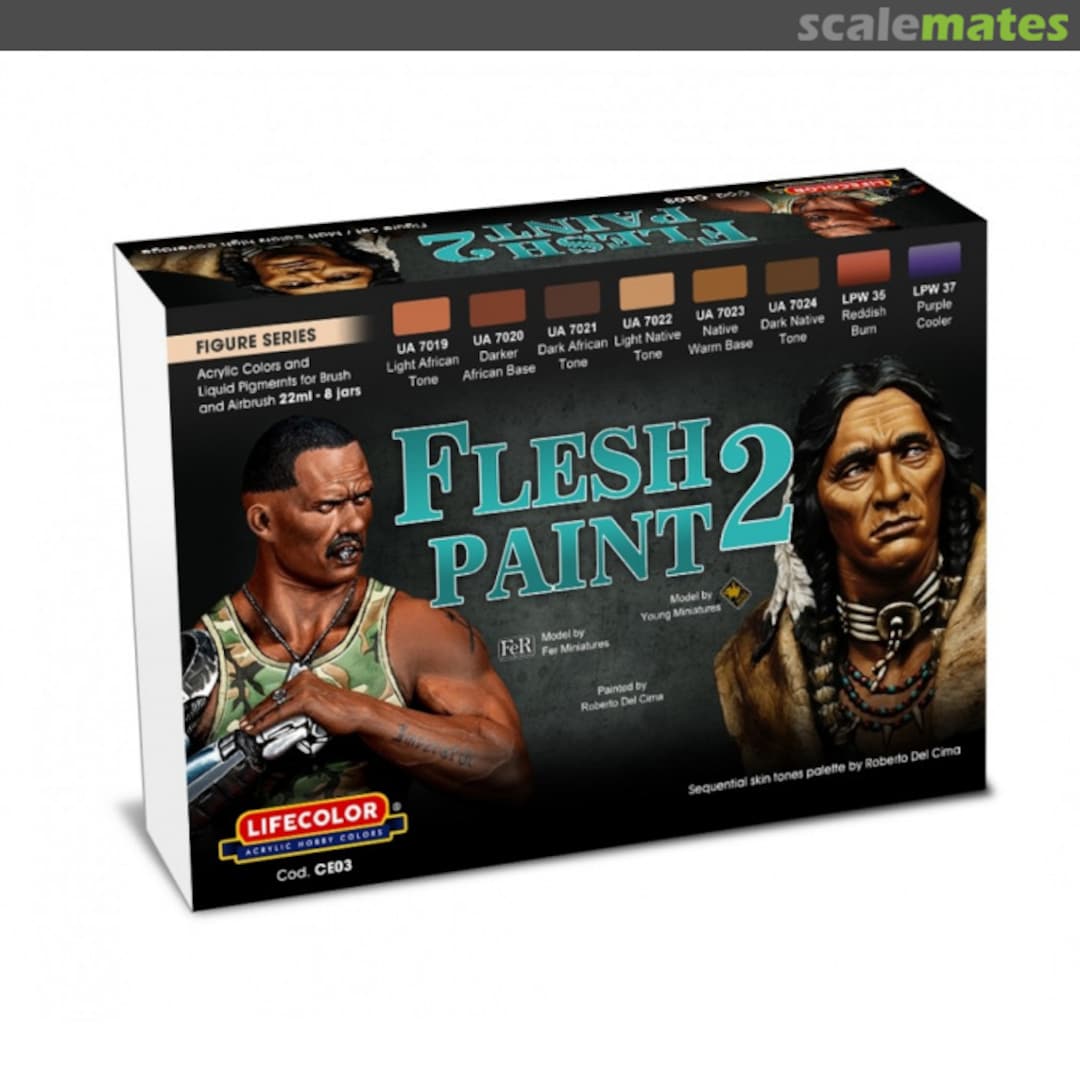 Boxart Flesh Paint 2 CE03 Lifecolor