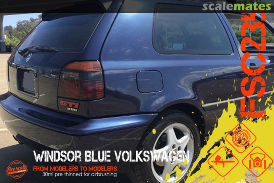 Boxart Windsor blue Volkswagen  Fire Scale Colors