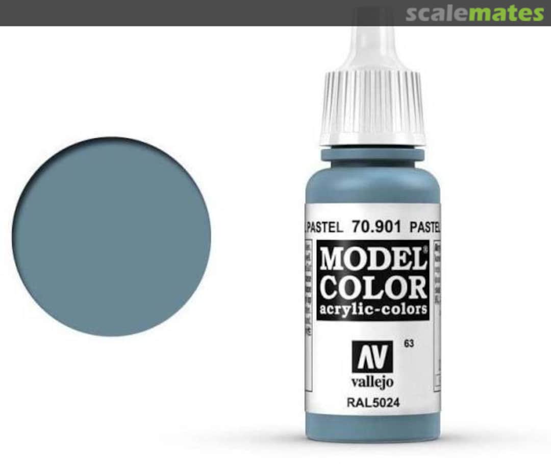 Boxart Pastel Blue - FS35190 - RAL 5024 70.901, 901, Pos. 63 Vallejo Model Color