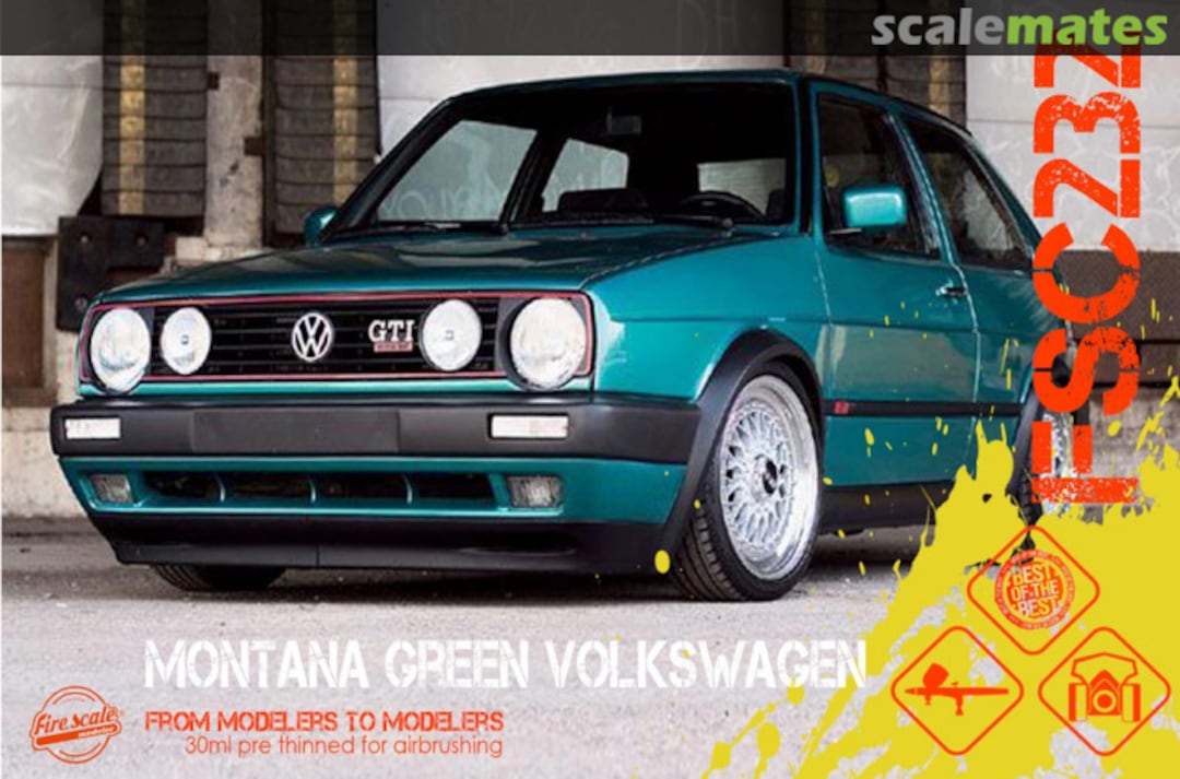 Boxart Montana Green Volkswagen  Fire Scale Colors