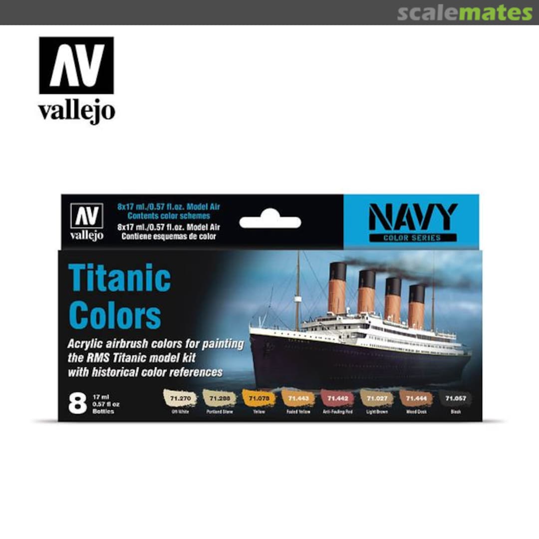 Boxart Titanic Colors  Vallejo Model Air