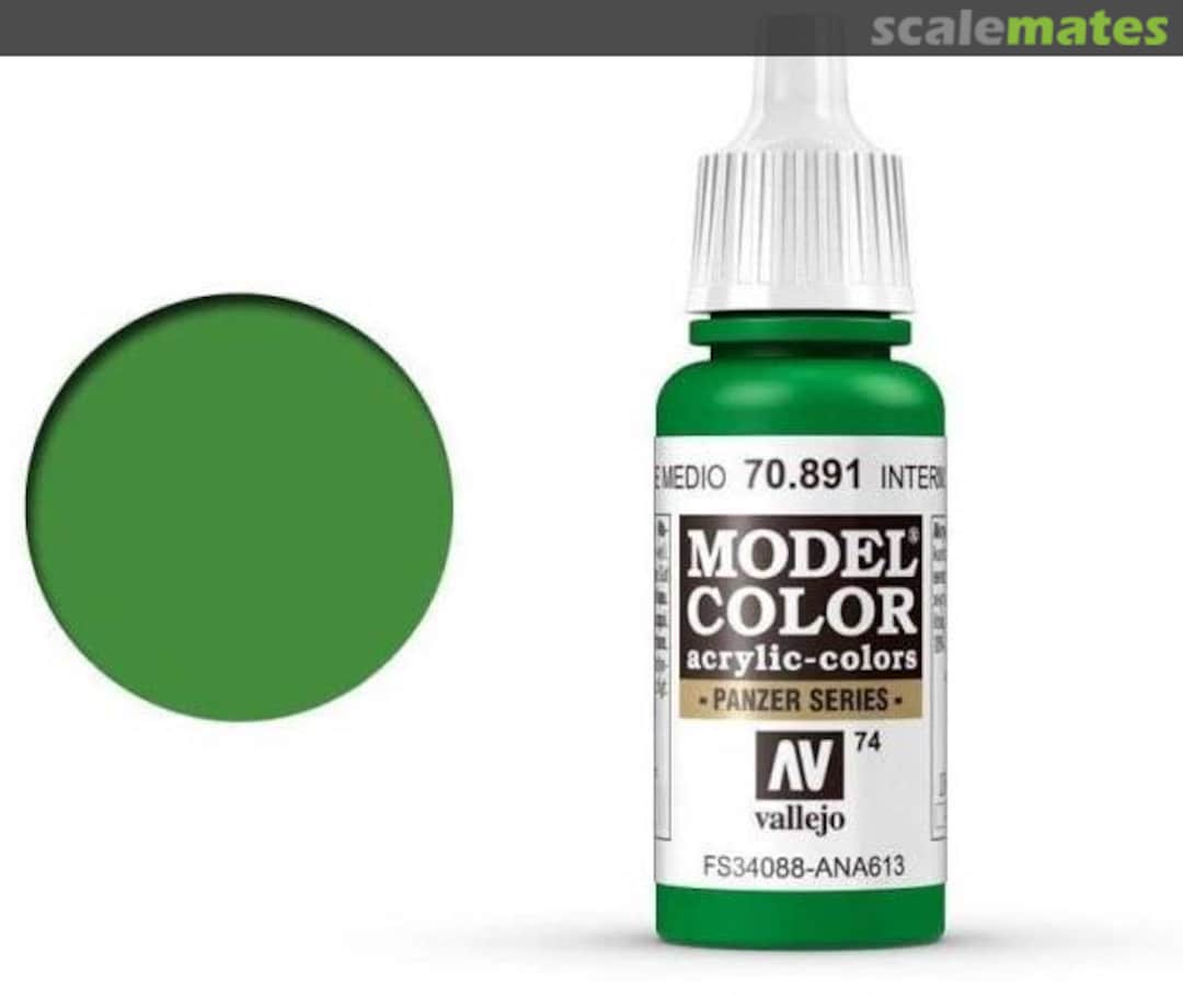 Boxart Intermediate Green - FS34227 70.891, 891, Pos. 74 Vallejo Model Color