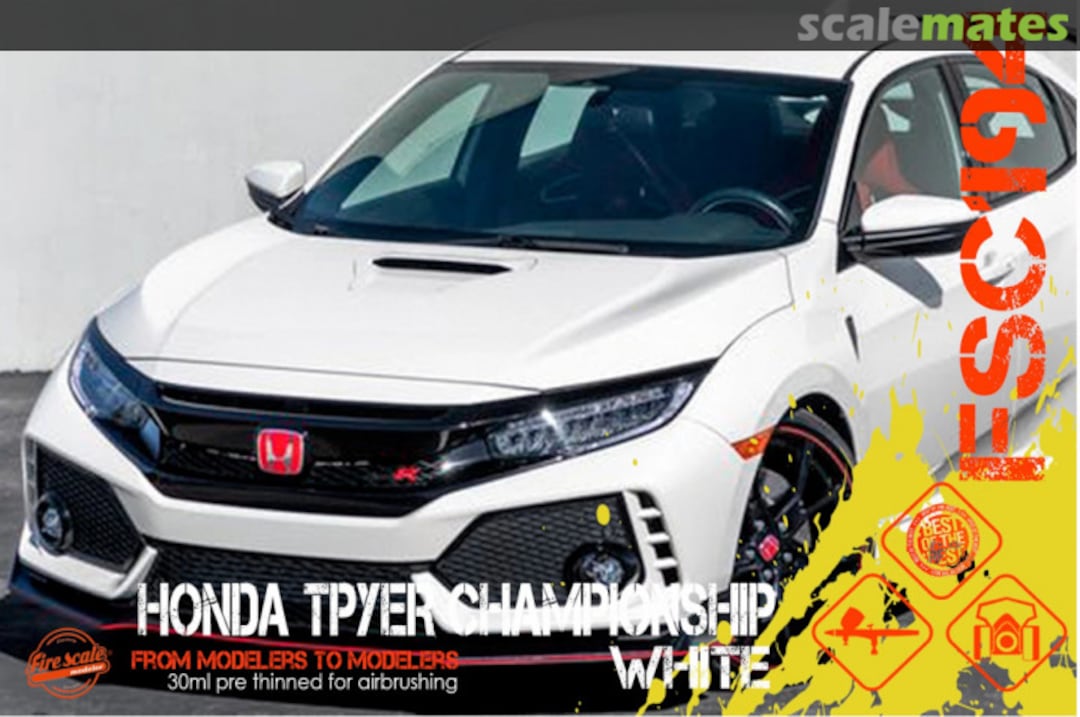 Boxart Championship White Honda Type R  Fire Scale Colors