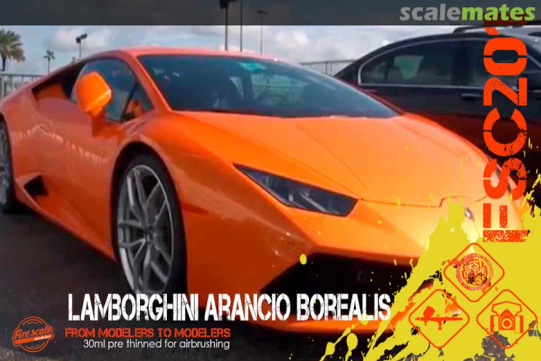 Boxart Arancio Borealis Lamborghini  Fire Scale Colors