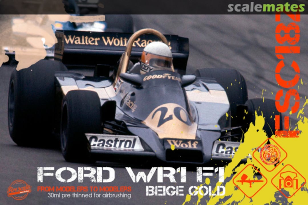 Boxart Ford WR1 F1 Gold  Fire Scale Colors