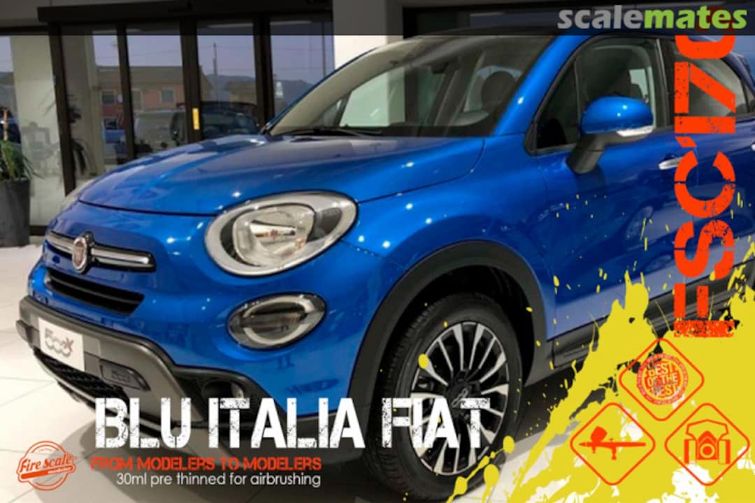Boxart Blu Italia Fiat  Fire Scale Colors