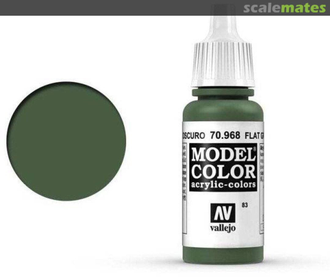 Boxart Flat Green - FS34128 70.968, 968, Pos. 83 Vallejo Model Color
