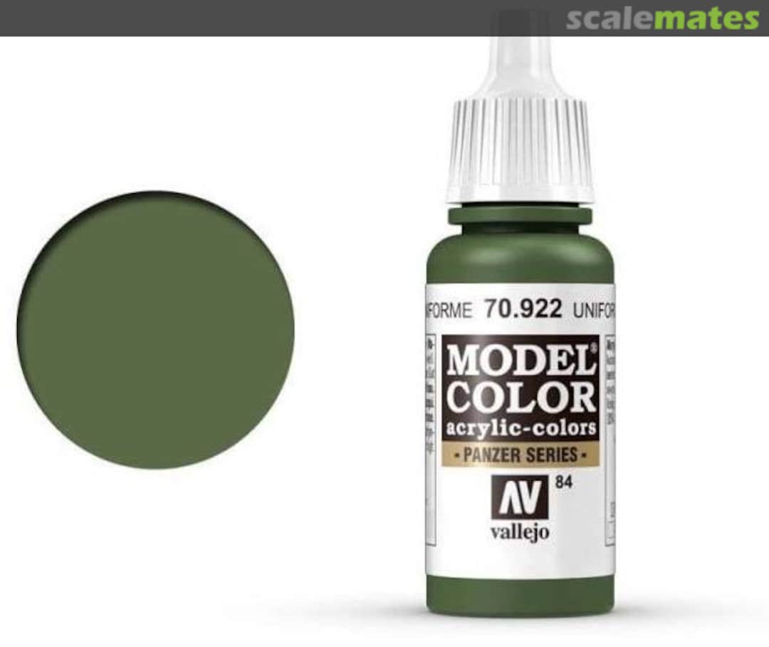 Boxart Uniform Green 70.922, 922, Pos. 84 Vallejo Model Color