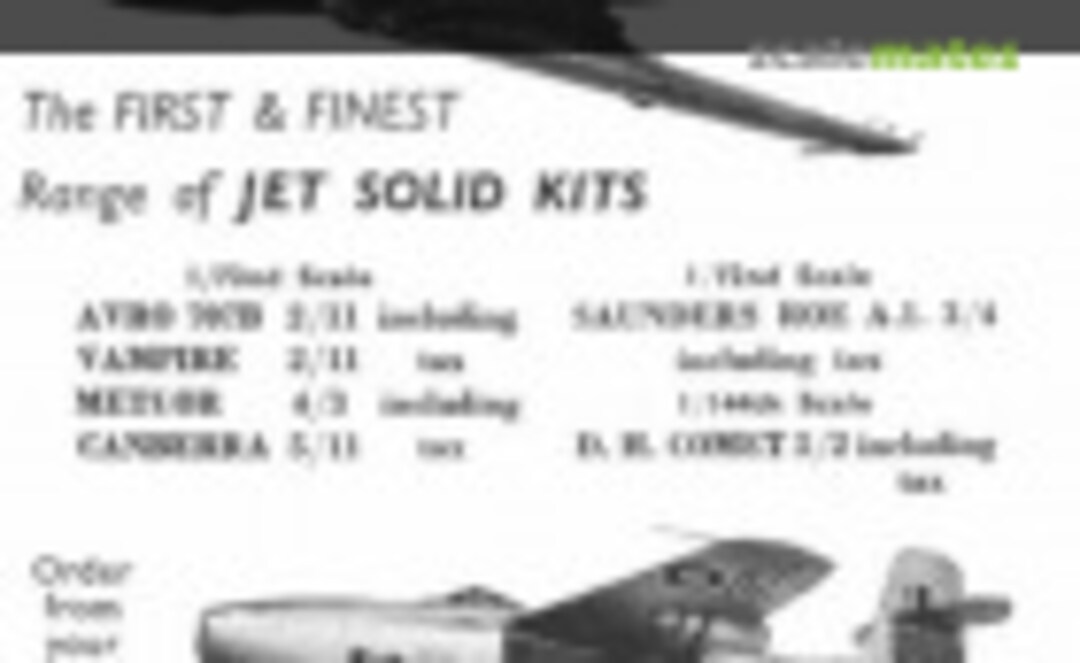 1:72 Avro 707B (Bateman Kits )