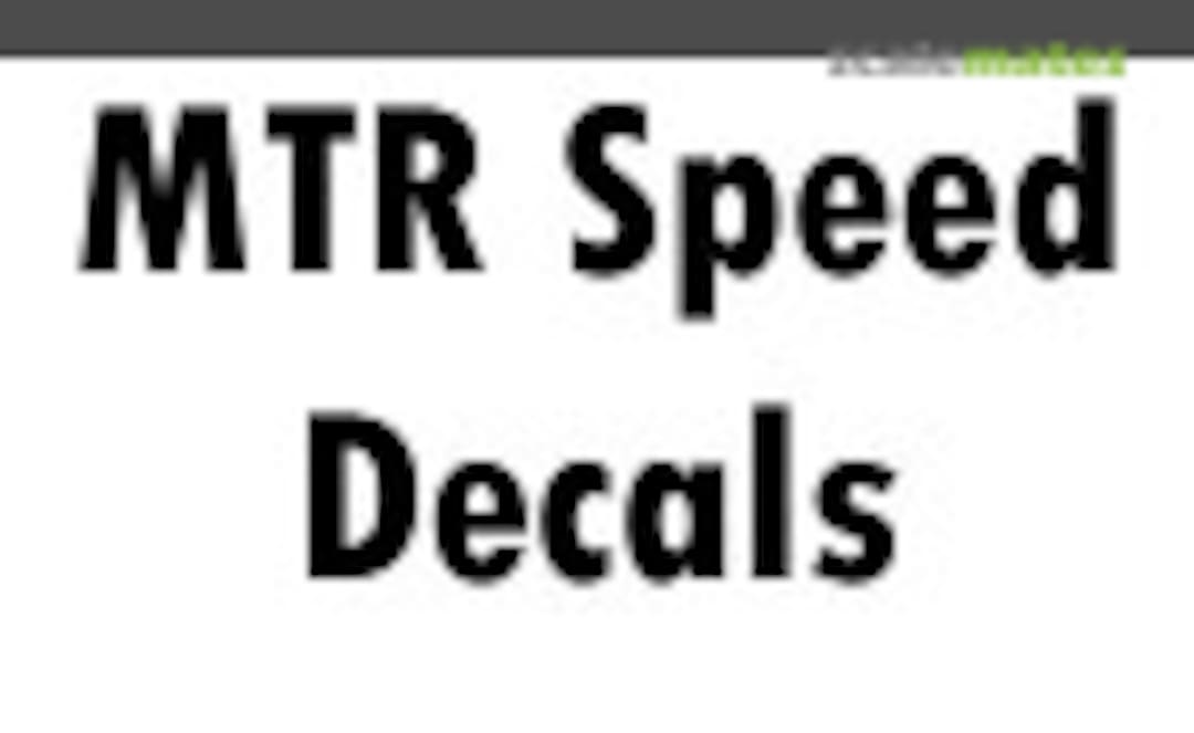 MTR Speed Decals Logo